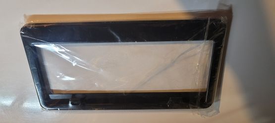 Black License Plate Cover - Front & Back