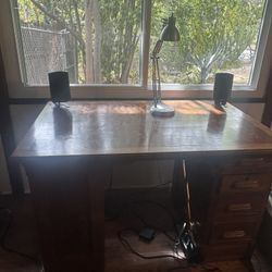 Antique Partner Desk