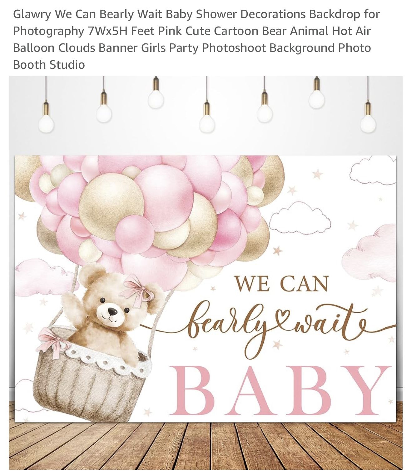 Baby Shower backdrop