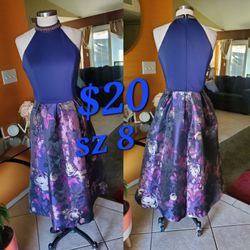 Party Dress Flowered Dress 