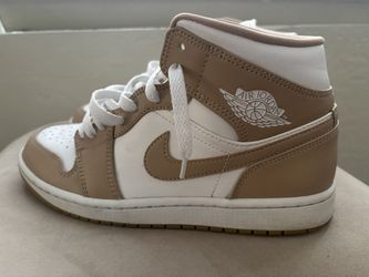 Size 9- Air Jordan 1 Mid Tan