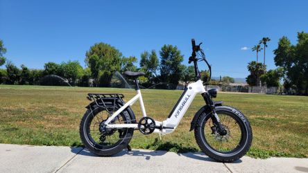 Great for taller rider : Kingbull Verve Folding Electric Bike with 750w bafang motor, Tektro 4 piston brakes