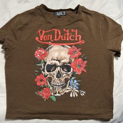 Brown von Dutch shirt