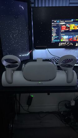 Oculus quest 2 with charging dock