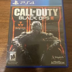 Call of Duty: Black Ops III Sony PlayStation 4 Excellent Quality Disc