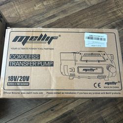 Mellif Cordless Transfer Pump Compatible with Makita 18V Battery (Tool Only), Portable Self-priming, Electric Utility Water Pump for Garden, Hot Tub,