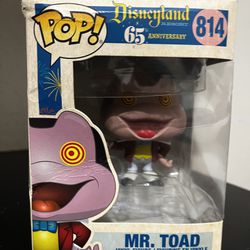 Disney FunkoPop “Mr.Toad” 65 Yr Anv 