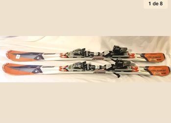 Atomic M2Tron 162 cm skis, with Flex Bindings and Ski Hard Case ans Ski Stücks