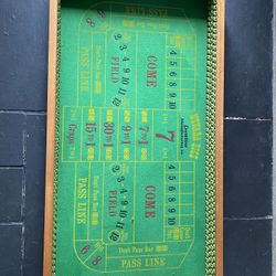 Vintage 1960s Nevada Dice Craps Table