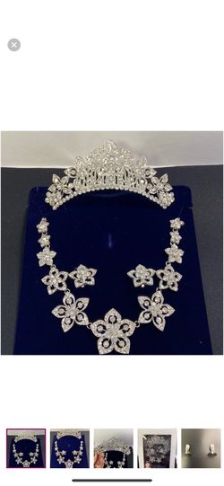 3pcs/set Baroque Crystal Bridal