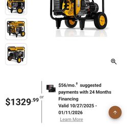 Dewalt generator  DXGNR 8000