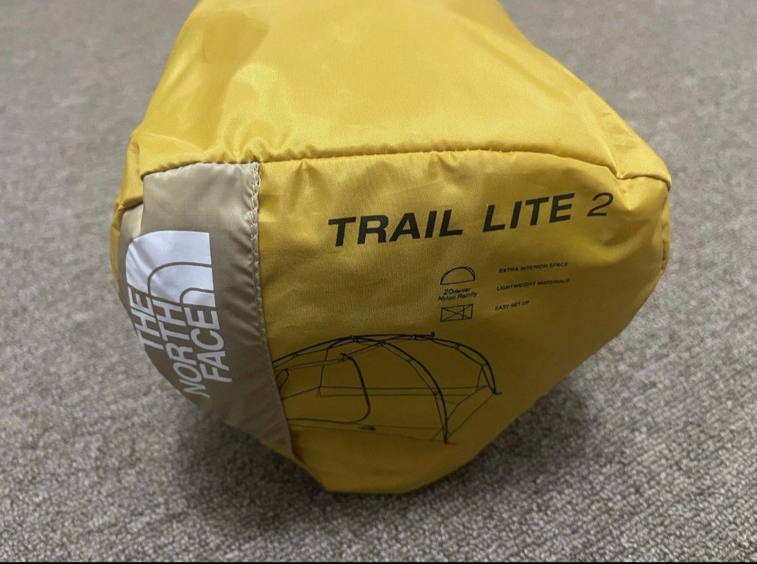 (new with tags) The North Face Trail Lite 2p backpacking tent with footprint