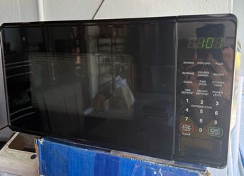 Small Black Microwave