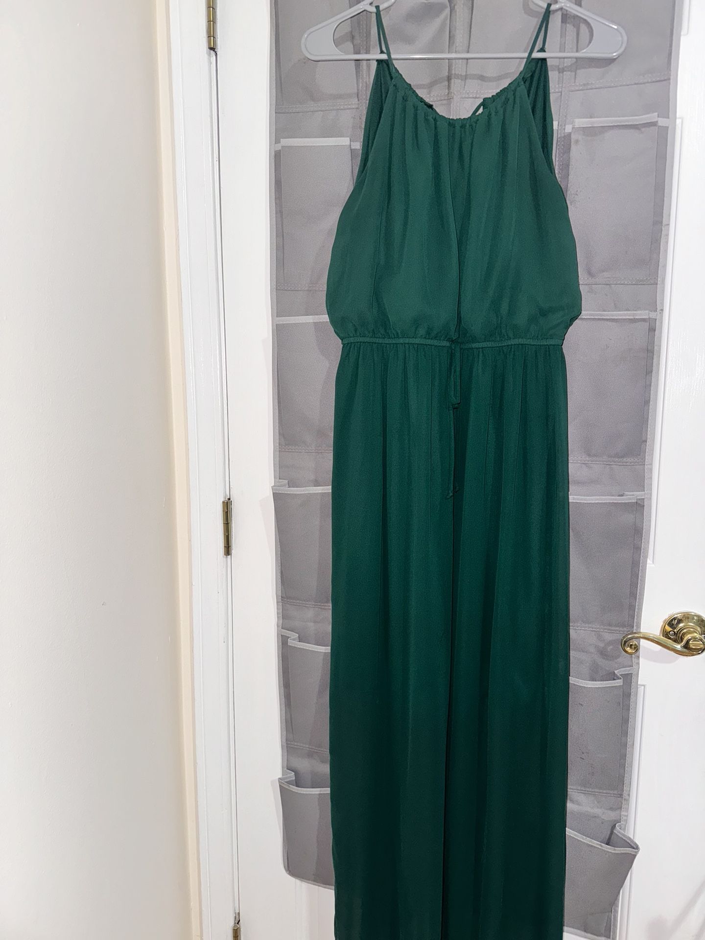 Long Green Dress (size Large)