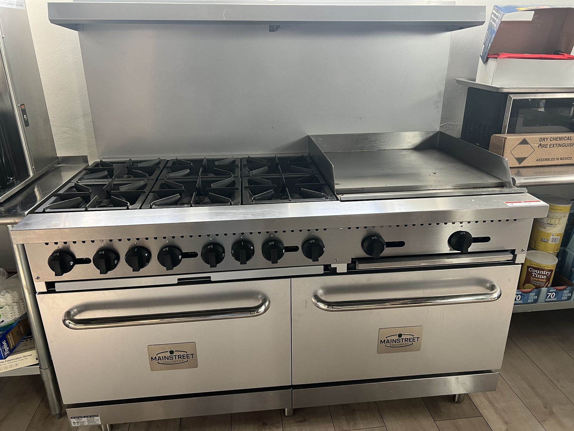 Main Street Comercial Gas Stove