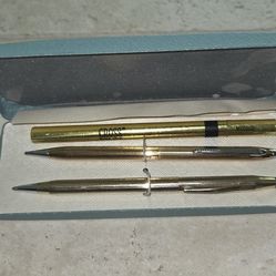 Gold Cross Pen & Pencil Set