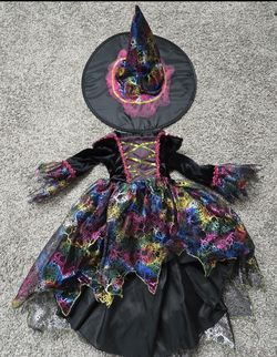 Halloween witch dress for 4y toddler