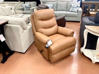 New Leather Swivel Recliner