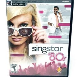 SingStar 80s (Sony PlayStation 2) PS2 Complete CIB 
