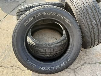 FREE INSTALL Bridgestone Dueler All Season tires 275/55r20 99% Fits Tahoe Ram Silverado F150 Tundra