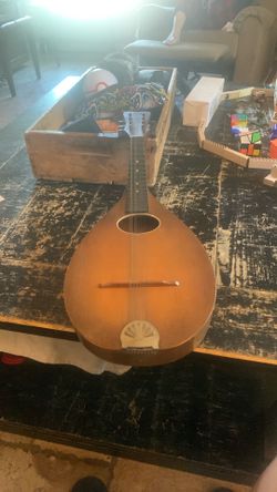 Vintage mandolin project cool look someone used as wall hanger