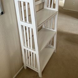 Wooden Bookshelf 3 Shelves Bookcase Farmhouse