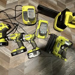 Ryobi 18V ONE+ Cordless Tool Set – Great Condition!