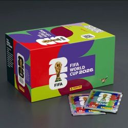 Panini FIFA World Cup 2026 LATAM Sealed Sticker Box 104 Packs 728 Stickers
