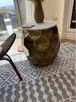 Marble side table