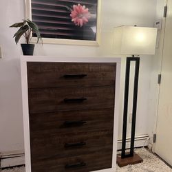Mix’n Match Contemporary 5-Drawer + Mirror Dresser - Delivery Extra 