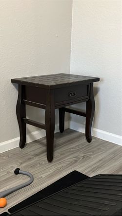 Wooden Espresso Nightstand