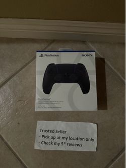 Sony PlayStation 5 ps5 DualSense Wireless Controller midnight black