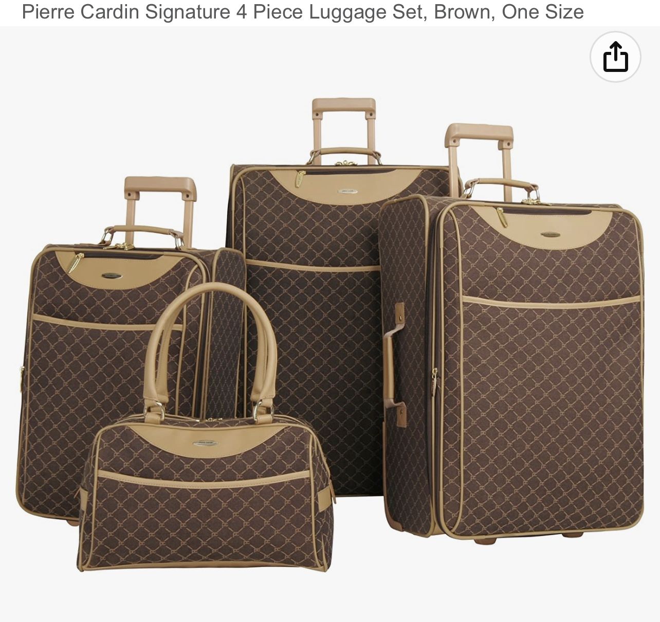 Pierre cardin luggage deals