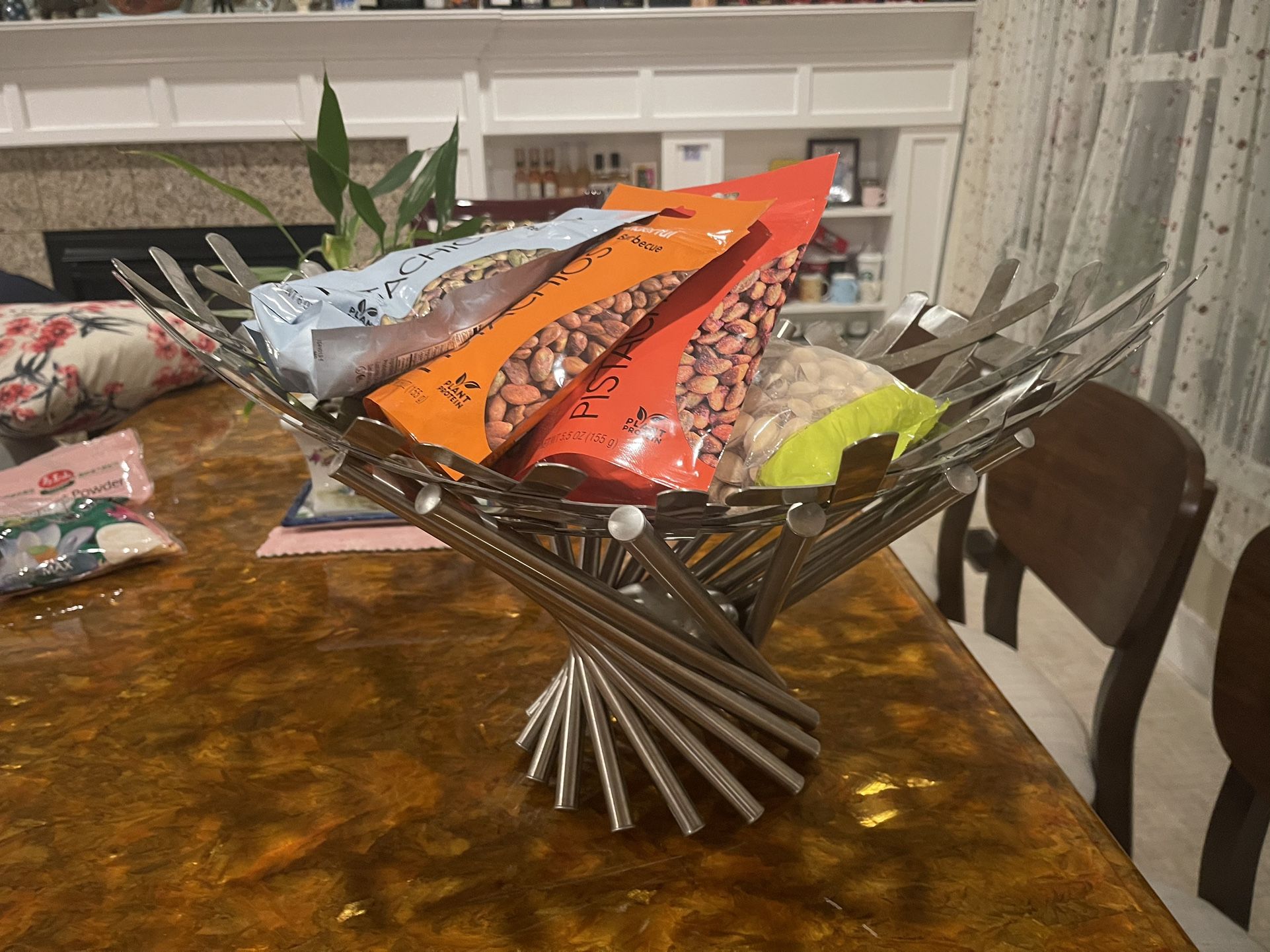 Stainless Steel Fruit Basket, Snack Basket