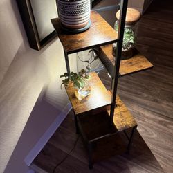 Plant stand w/ full spectrum grow lights