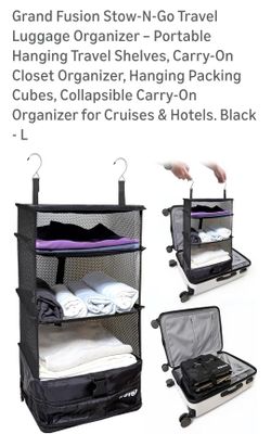 Grand Fusion Stow-N-Go Travel Luggage Organizer