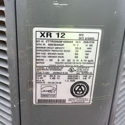 5 Ton A/C Unit Trane Outside Unit Rheem Inside Unit