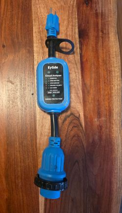 30 Amp to 110V RV Adapter with Surge Protector 5000J, 15Amp to 30Amp
