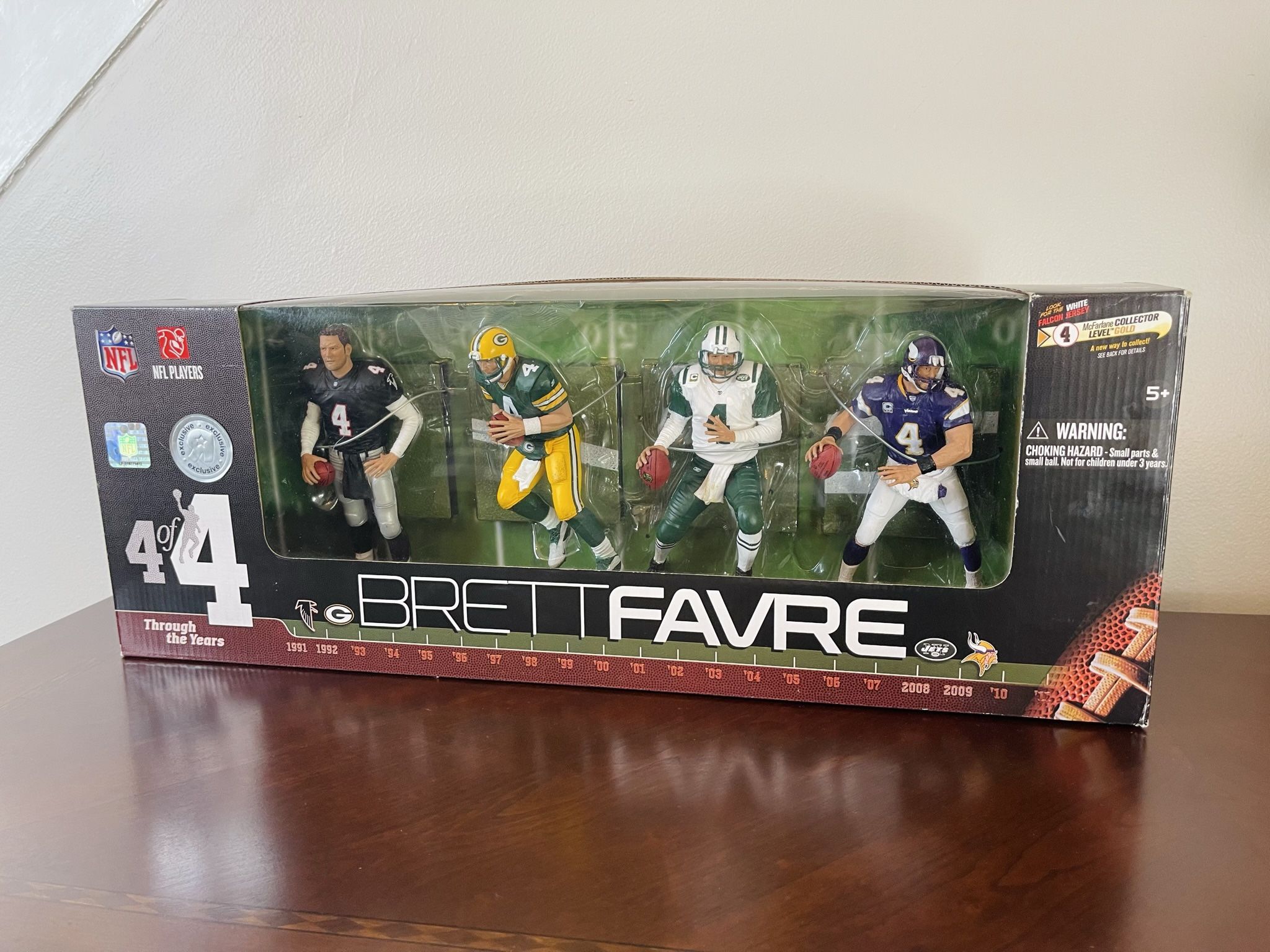 McFarlane Toys NFL Brett Favre Through The Years