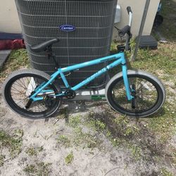 Mongoose Legion L60 Freestyle BMX Bike in a teal color.