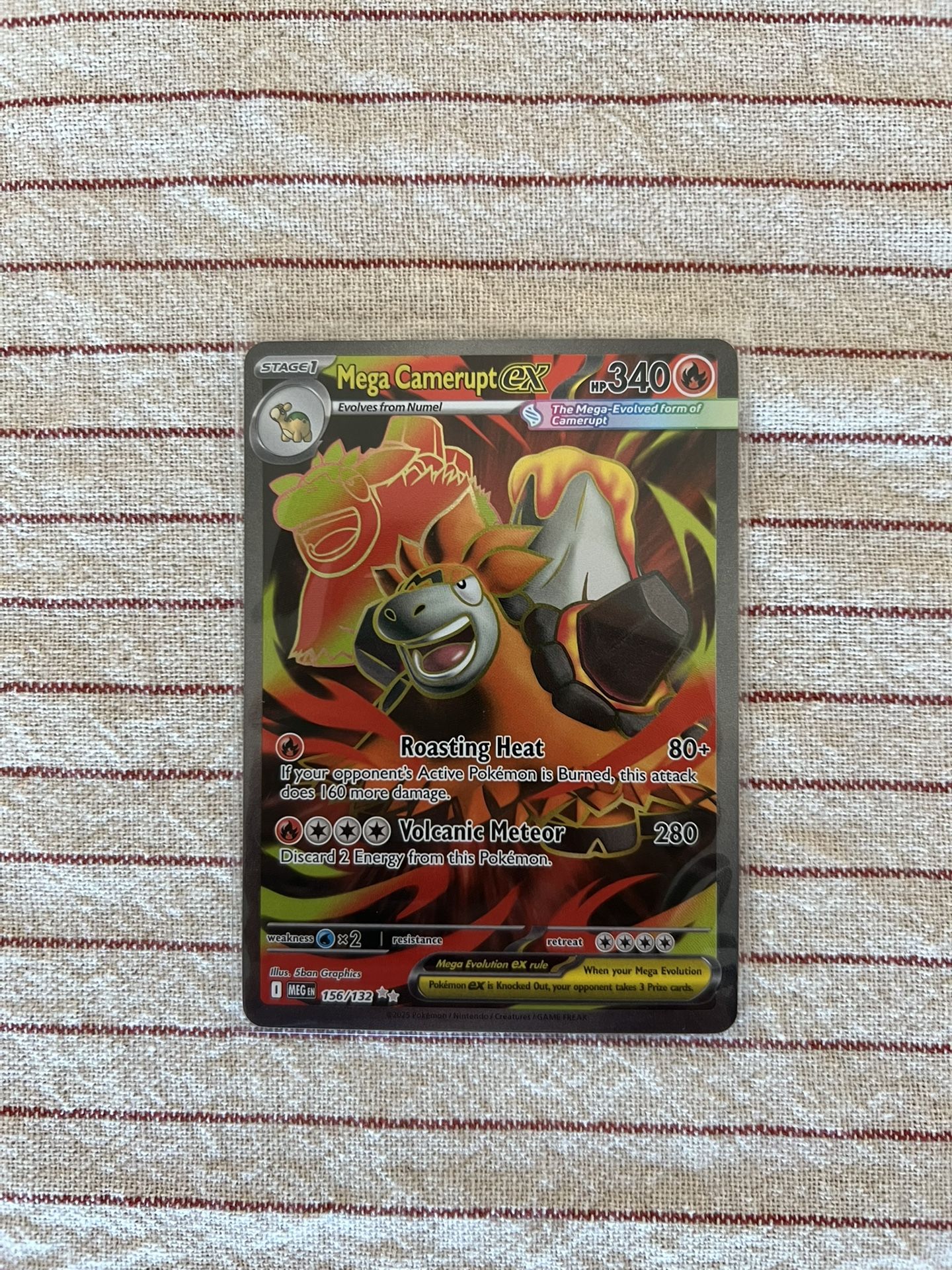 Mega Camerupt #156 Pokemon