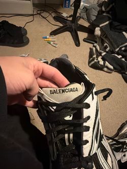 Balenciaga Sneakers Black and White