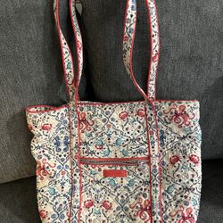 Vera Bradley Small Vera Tote in “Sea Life” Retired Pattern