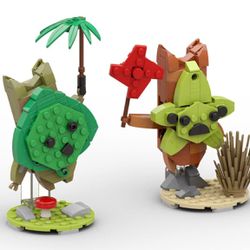 VONADO Korok and Yahaha Building Block Kit, Breath of The Wild Model Building Block Sets, Unique BOTW Decorations Toys, Suitable for Gift for Game Mod