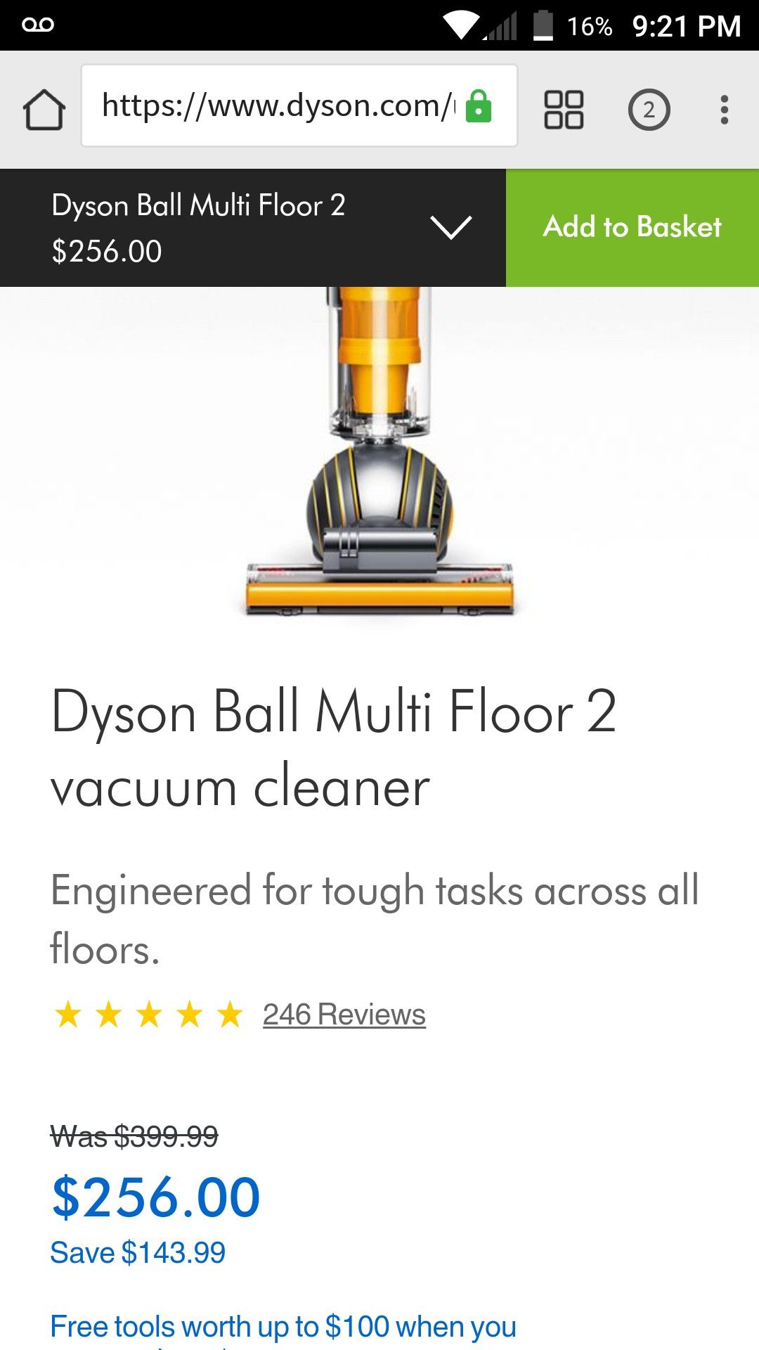 DYSON Ball Multi Floor 2 Vacuum cleaner