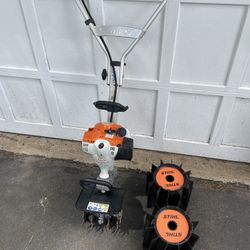 STIHL MM 56 C-E 9 in. 27 cc Cultivator/Tiller/Power Broom