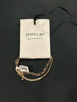 Gold Double Chain Bracelet