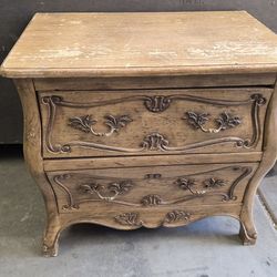 Solid Wood Antique Nightstand