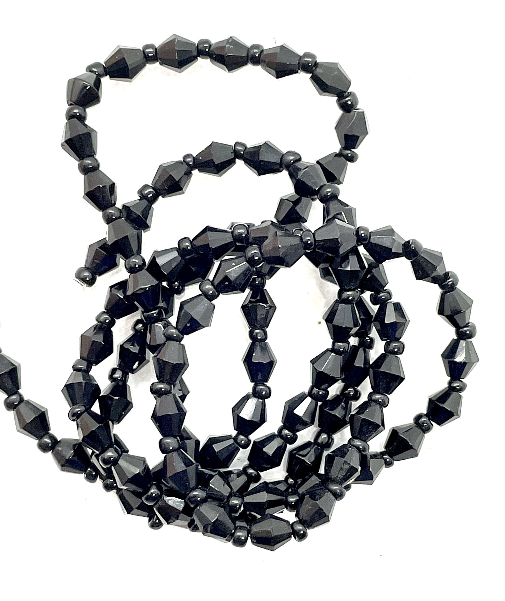 30” Of Vintage 5mm Crystal Beads