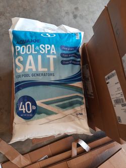 Pool salt 40 LBS